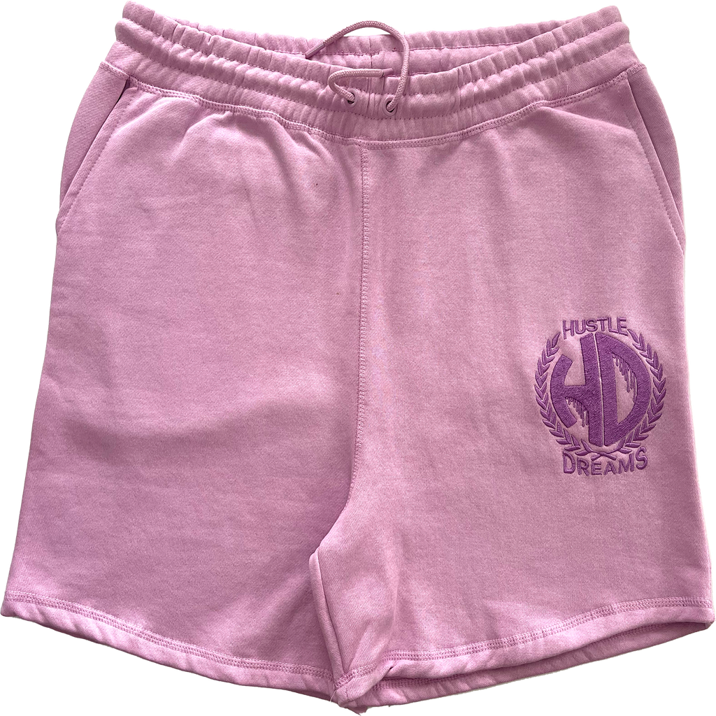 front view of Lilac Hustle Shorts