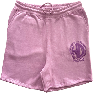 front view of Lilac Hustle Shorts